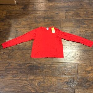 All in Motion Red Long Sleeve Shirt NWT